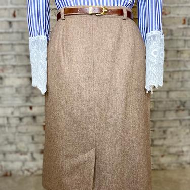 1970's Wool Fall Skirt 