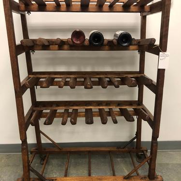 Vintage Industrial Wine Rack Shelving 