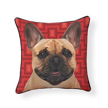 Frenchie French Bulldog Pillow