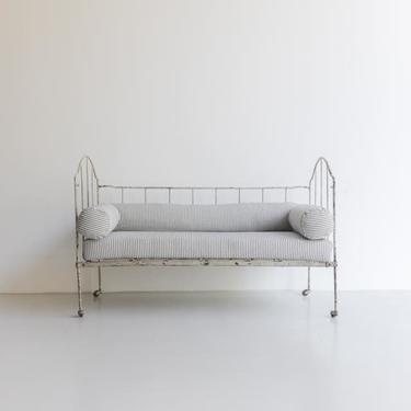 Vintage French Iron Daybed