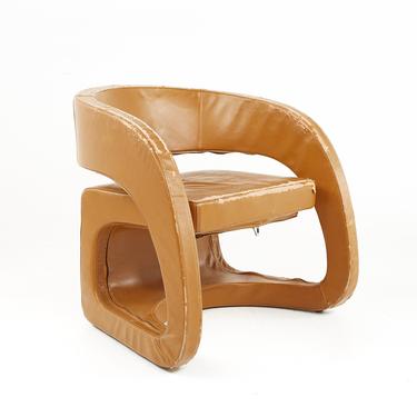 Pierre Paulin Style Mid Century Lounge Chair - mcm 