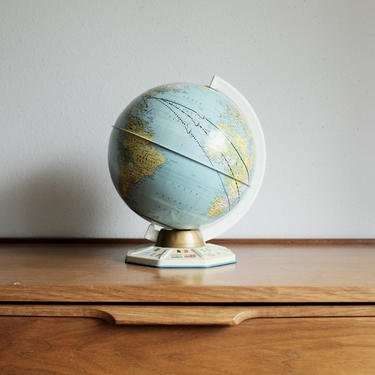 Vintage World Tin Globe Chein Company // 
