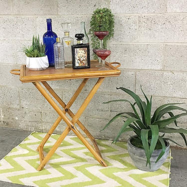 LOCAL PICKUP ONLY ------------- Vintage Bamboo Bar Cart 