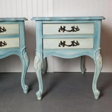 French Provincial Side Table (set of two) Ebd Table by Unique