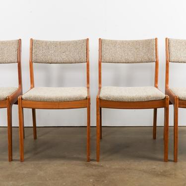 Set of Four Teak Dining Chairs for Scan