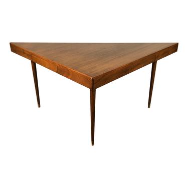 Harvey Probber Mid-Century Modern Triangular Sofa Table / Desk 
