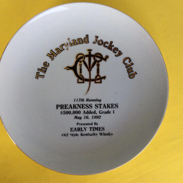 117th Running of the Preakness Stakes Commemorative Plate 