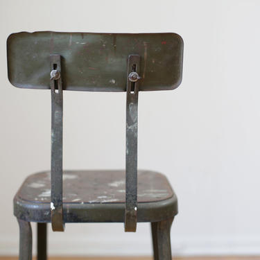 industrial factory machinist stool by Lyon 
