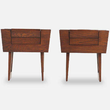 Mid-Century Night Stands by Paul Laszlo for Brown Saltman