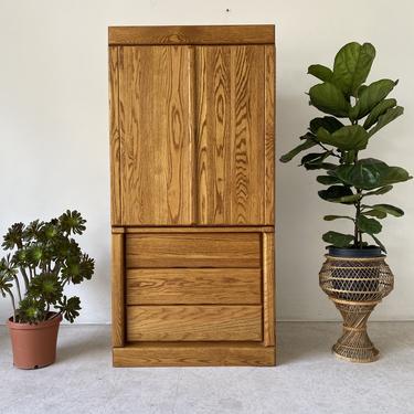 Boho Armoire Tall Chest Media Cabinet