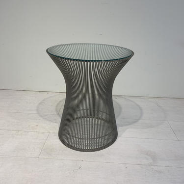 Mid Century Modern Warren Platner Side Table by Knoll Design 