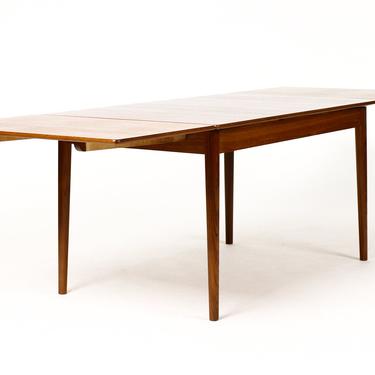 Danish Modern / Mid Century Teak Dining Table — Rectangular Draw Leaf — Nils Jonsson — Troeds Bjarnum 