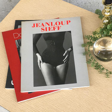Vintage Book Set Retro 1990s Nude Photography + B&amp;W and Color Photos + Eroticism + Jeff Dunas + Dahmane + Jeanloup Sieff + Photographers 