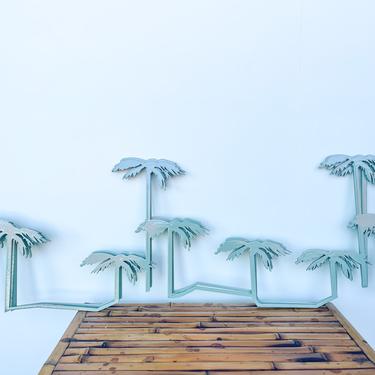 Coastal Sea Foam Palm Tree Wall Art