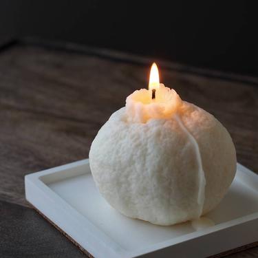 Handmade Orange Shaped Candle, Imitated Candle, Home Decor, Unique Gift, Custom scents, Soy Wax & White beeswax, Home fragrance 