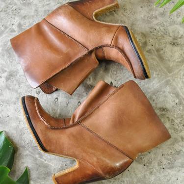 Margiela Brown Leather Boots
