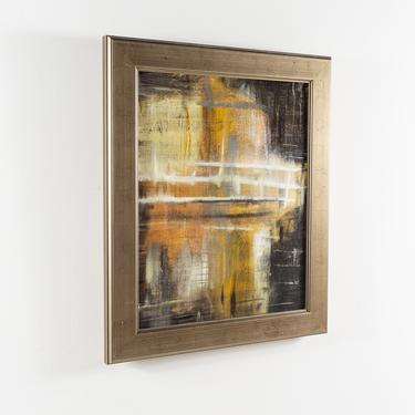 Pulliam Abstract Oil on Canvas Painting by ModernHill