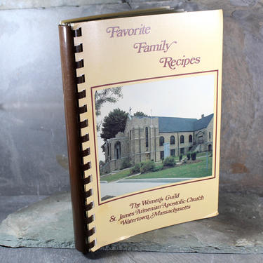 Watertown, Massachusetts Vintage Community Cookbook - 1983 - St. James Armenian Apostolic Church - Vintage Cookbook | FREE SHIPPING 