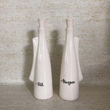 Kenji Fujita Porcelain Oil And Vinegar Set For Freeman Lederman 