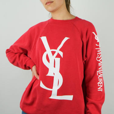 Bootleg Yves Saint Laurent Raglan Sweatshirt
