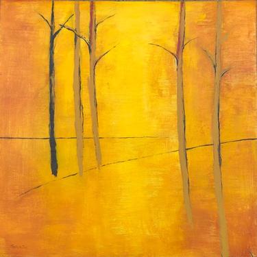 "Golden Autumn", Mixed Media on Canvas by Shahen Zarookian