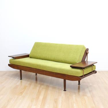 Mid Century Wentworth Daybed Sofa by Toothill in Afromosia Teak 