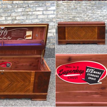 Extra-large Waterfall Cedar Chest 
