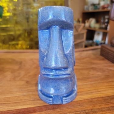 Marcel Moai Tiki Mug Blue