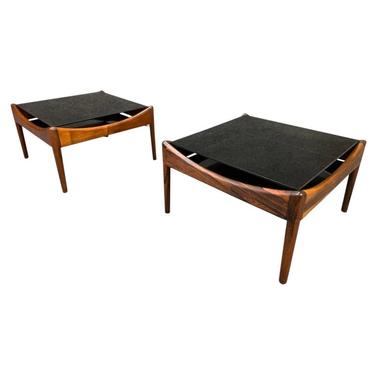 Pair of Vintage Mid Century Modern Rosewood &amp;quot;Modus&amp;quot; Side Table by Kristian Vedel 