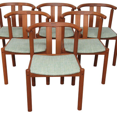 Mid Century Dining Chairs by Uldum Mobelfabrik of Denmark 