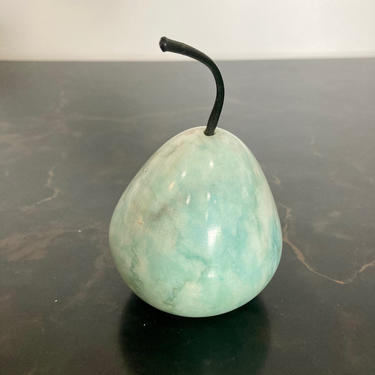 Light Blue Marble Pear