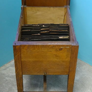 Oak File Cabinet