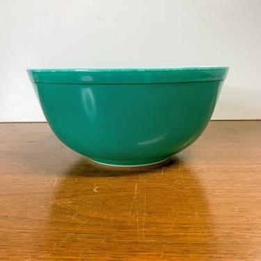 Vintage Pyrex Green Primary Multicolor Round Mixing Bowl 403 