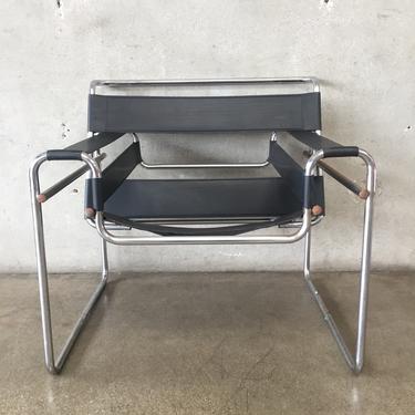 Chrome & Leather Wassily Style Chair