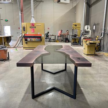 Custom Live Edge Glass River Table Quote 