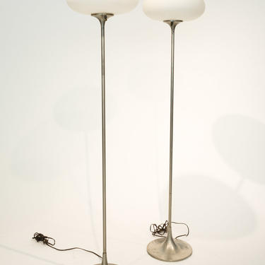 pair of Laurel  mushroom floor lamps