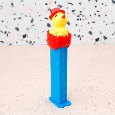 Vintage 1990s Easter Chick Pez Dispenser - Chicken with Hat Collectible Decor 