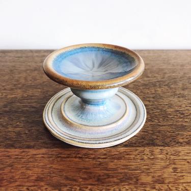 Vintage Ceramic Candle Stand / Soap Dish 