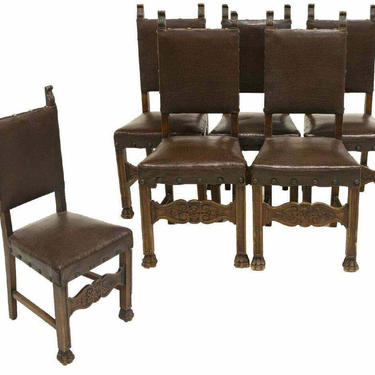 Antique Chairs, Side, Italian Renaissance Revival, Set of Four, early 1900s!!