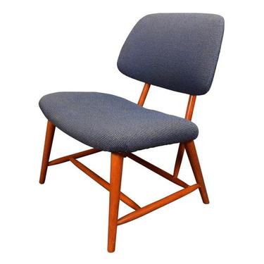 Vintage Mid Century Modern &amp;quot;TeVe&amp;quot; Lounge Chair by Alf Svensson 
