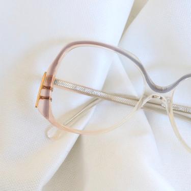 Vintage Pastel Peach Eyeglass Frames 