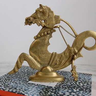 Vintage Brass Dragon Statue - Brass Asian Dragon - Chinoiserie Dragon by PursuingVintage1