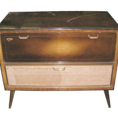 Vintage 1950s Mid Century Philips Stereo Console