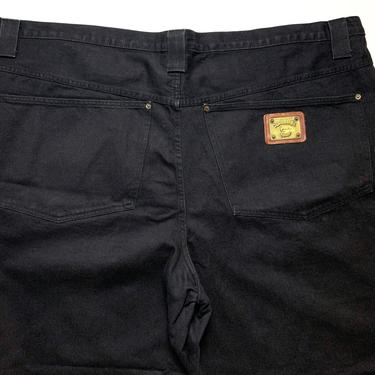 Vintage 1990s Karl Kani Jeans ~ 54 Waist ~ Old School / 90s Hip Hop / Streetwear ~ Metal Logo ~ Made in USA 