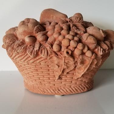 Italian Terracotta Fruit Basket 
