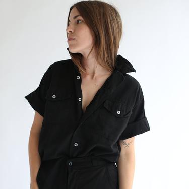 Hanger Sale Final Sale | The Katherine Shirt in Black | Damaged 