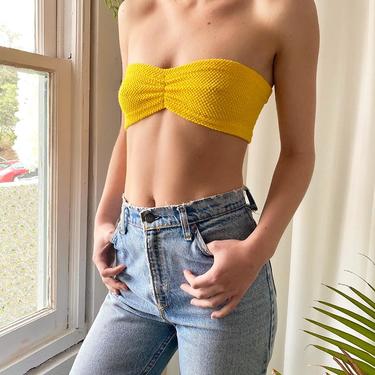 70s Strapless Bandeau Top