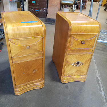 Bed-side table pair 12.25 x 27.5 x 20