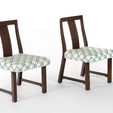 Mid-Century Set of Two (2) Dunbar Dining Chairs by Edward Wormley 