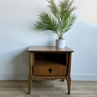 Vintage Mid Century Moroccan Nightstand / End Table